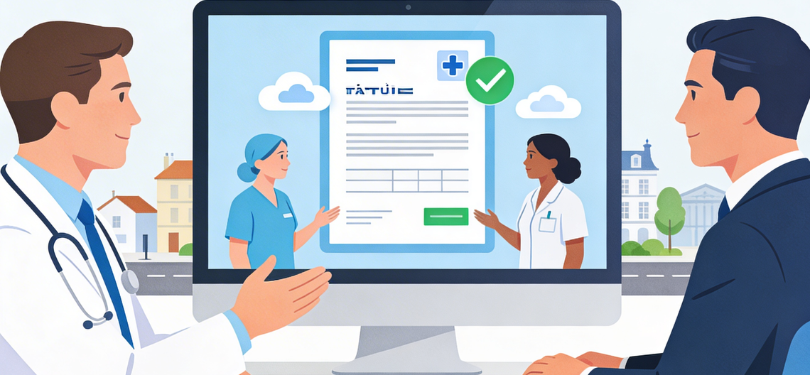 facture électronique : médicales et paramédicales